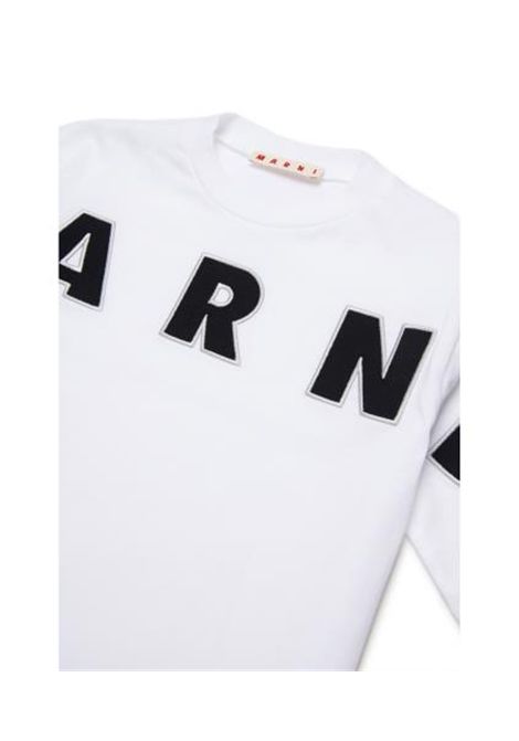 T-shirt con logo MARNI KIDS | M01733 M00RF0M100